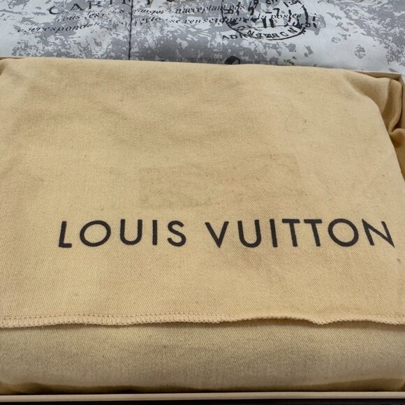 Louis Vuitton Clutch Bag, Black Suede Motard - Picture 4 of 5